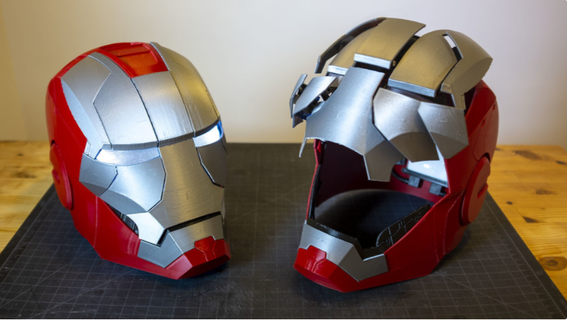 ferro uomo mk5 casco 3d modelli scarica creality nube immaginario personaggi 3d print model - Mito3D