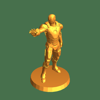 homem Ferro 3d modelos baixar crialidade nuvem ficcional personagens 3d print model - Mito3D