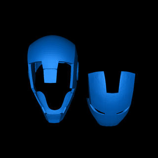 uomo ferro maschera 3d print model - Mito3D
