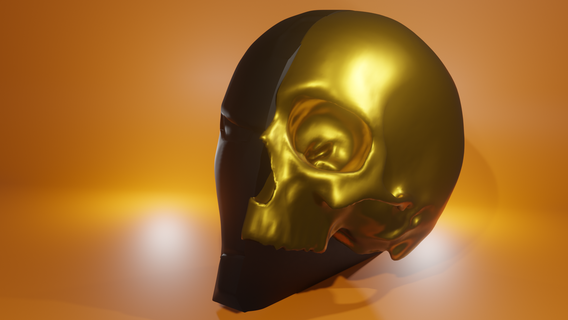 ironman skull Fictional Characters 3d print model - Mito3D