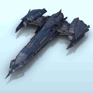 istrib spaceship 10 - sci-fi science fiction future 40k legi Spacecrafts 3d print model - Mito3D