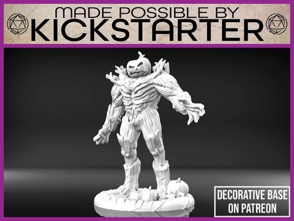 macaco o' lanterna golem tampo mesa miniatura personagens 3d print model - Mito3D