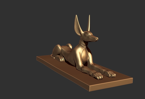 jackal Mammal 3d print model - Mito3D