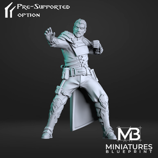 James mago batalla hombres 3d print model - Mito3D