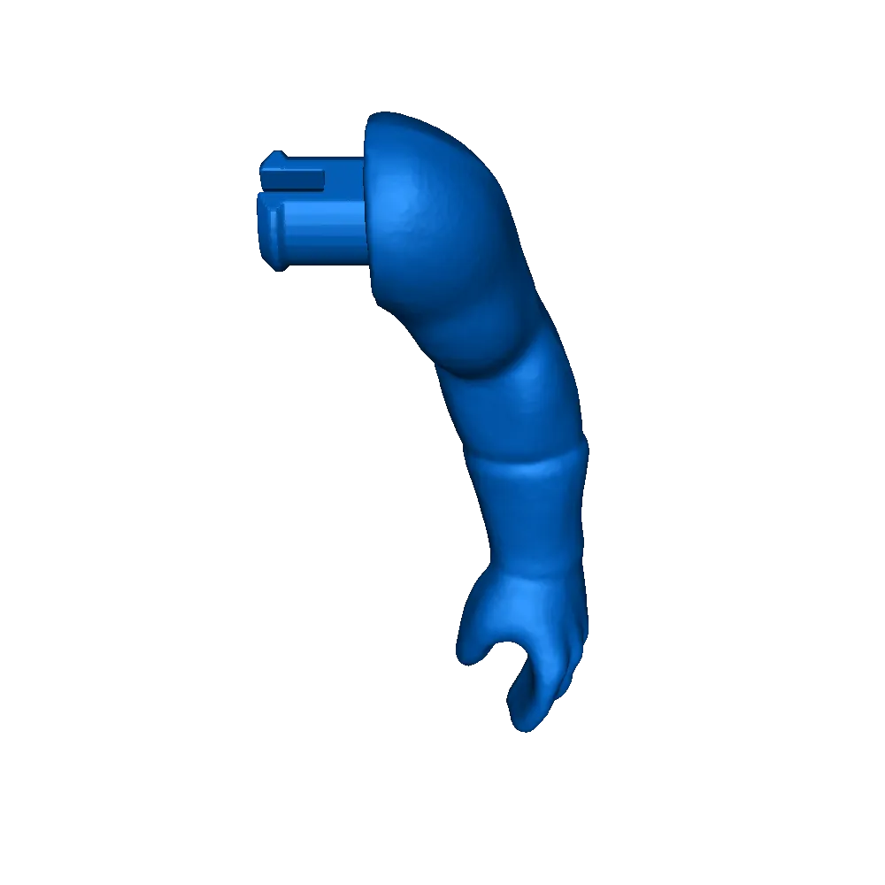 jan toshiba esquerda braço 3d modelos baixar crialidade nuvem 3D print model - Mito3D