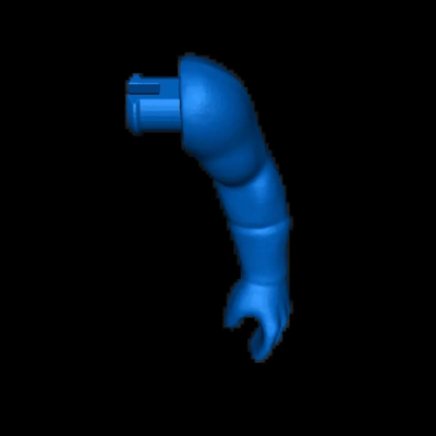 jan toshiba esquerda braço 3d modelos baixar crialidade nuvem 3d print model - Mito3D