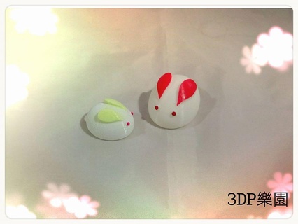 japanese dessert - rabbit Mammal 3d print model - Mito3D