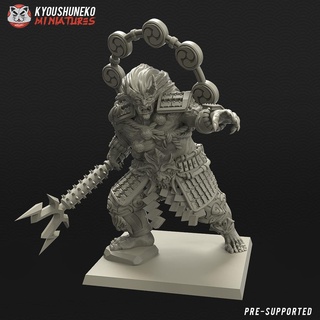 japanese oni Characters 3d print model - Mito3D