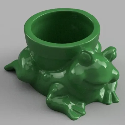 jar frog 3d models download creality cloud 3d print model - Mito3D