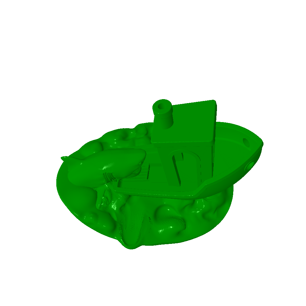 jaws benchy Sculptures & Cultural Relics 3D print model - Mito3D