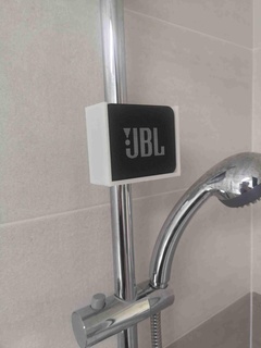 jbl go2 chuveiro coluna acessórios 3d print model - Mito3D
