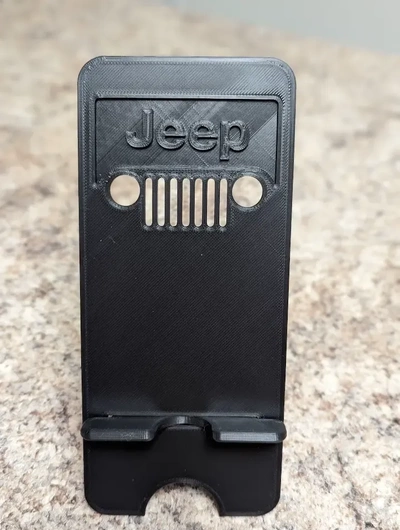 jeep téléphone supporter titulaire soutien 3d modèles télécharger créalité nuage 3d print model - Mito3D