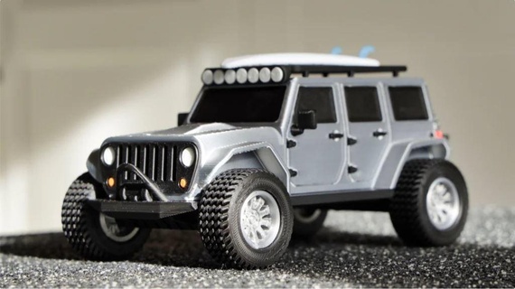 jeep wrangler - 52 part fully printable 3d models download creality cloud Others 3d print model - Mito3D