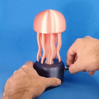 medusa natação técnica peixes 3d print model - Mito3D