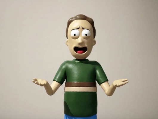 jerry rick morty 3d modelli scarica creality nube 3d print model - Mito3D