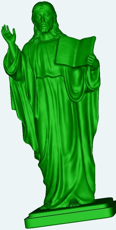 jesus statue 3d modèles télécharger créalité nuage sculptures culturel reliques 3d print model - Mito3D