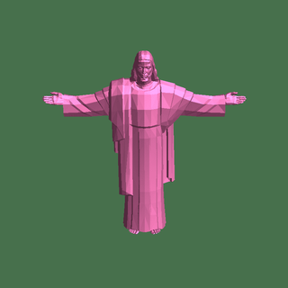 Jésus religion 3d print model - Mito3D