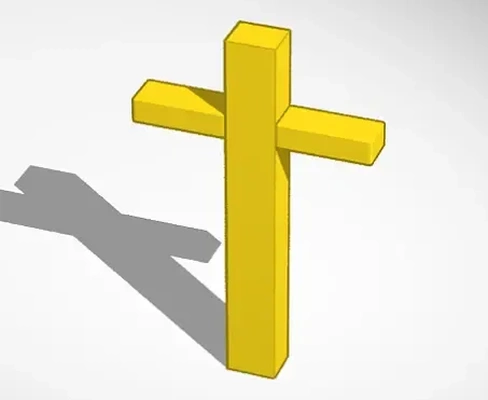 jesus cross 3d models download creality cloud 3d print model - Mito3D