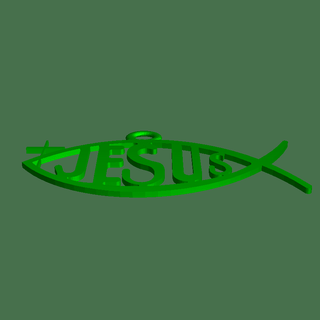 jesus keychain Others 3d print model - Mito3D