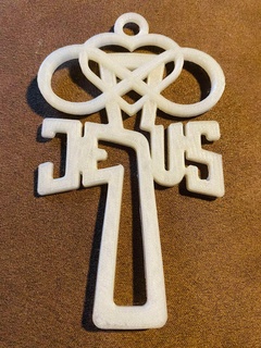 Jesus Liebe Kreuz 3d print model - Mito3D