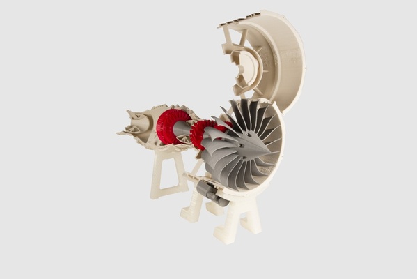 jet engine 3d models download creality cloud 3d print model - Mito3D