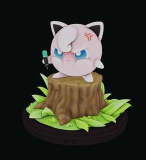 pummelig Pokémon Spielzeuge Spiele 3d print model - Mito3D