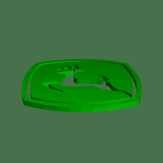 John cervo logo piccolo 3d print model - Mito3D