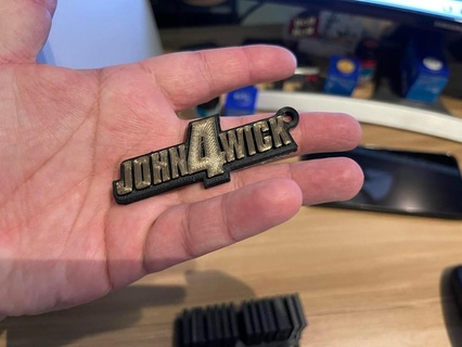 john wick 4 keychain phone stand Others 3d print model - Mito3D