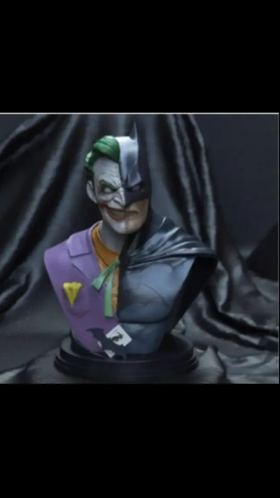 joker batman 3d models download creality cloud 3d print model - Mito3D