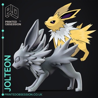 jolteon pokemon ventilador Arte caracteres 3d print model - Mito3D