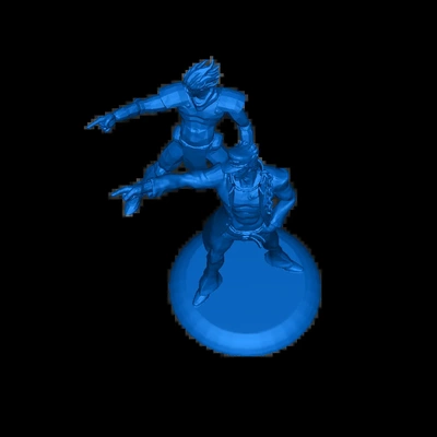 jotaro kujo 3d modelos descargar crealidad nube 3d print model - Mito3D