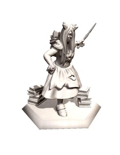 jozelyre ficcional personagens 3d print model - Mito3D