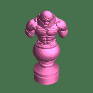 juggernaut busto ficticio caracteres 3d print model - Mito3D