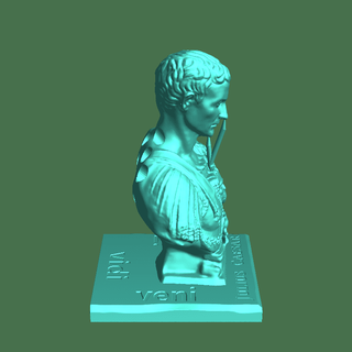 Julius Sezar kalem Kulp destek erkekler 3d print model - Mito3D