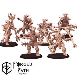 jungle orcs duel weapons Characters 3d print model - Mito3D