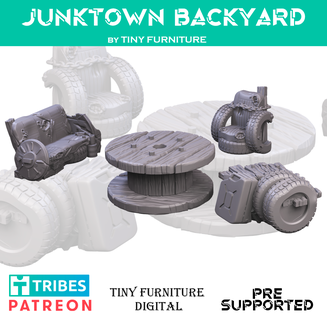 junktown backyard Toys & Games 3d print model - Mito3D