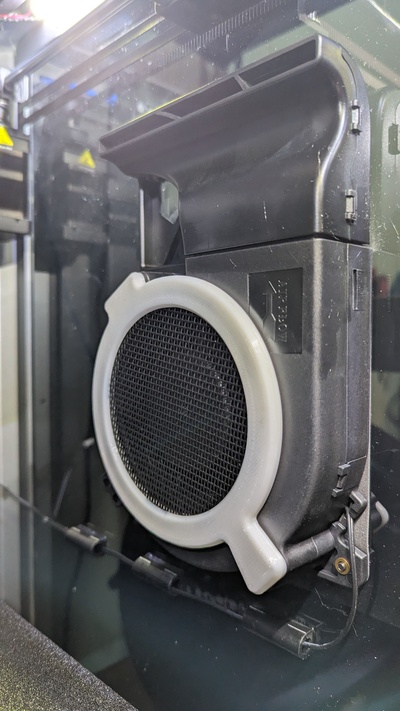 k1 max ventilador malla cubierta carcasa funda 3d modelos descargar crealidad nube impresoras modificación 3d print model - Mito3D