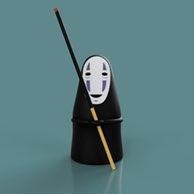 kaonashi incense holder Household 3d print model - Mito3D