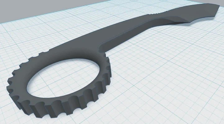 karambit 14 3d modelos baixar crialidade nuvem 3d print model - Mito3D