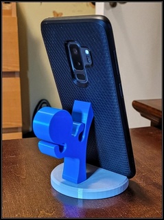 karate phone stand angled Accessories 3d print model - Mito3D
