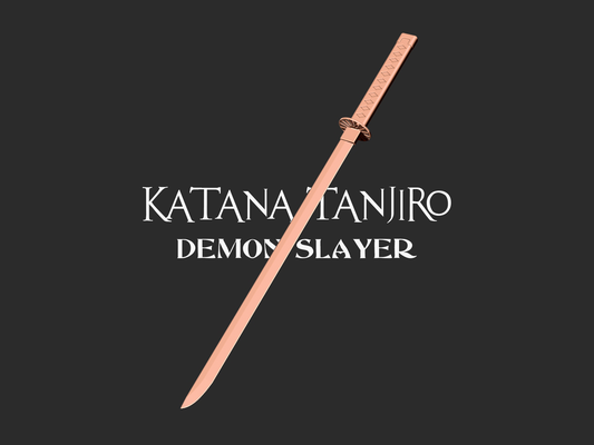 katana tanjiro demônio assassino 3d impressão modelo modelos baixar crialidade nuvem 3d print model - Mito3D