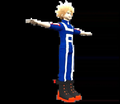 katsuki bakugo fitnessstudio uniform 3d modelle download realität wolke 3d print model - Mito3D