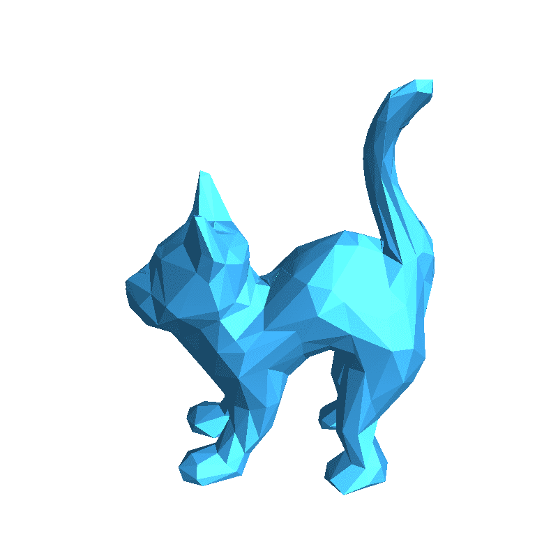 Katze mammifère 3D print model - Mito3D