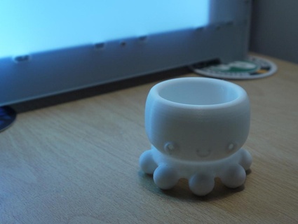 kawaii octopus - holder container Others 3d print model - Mito3D