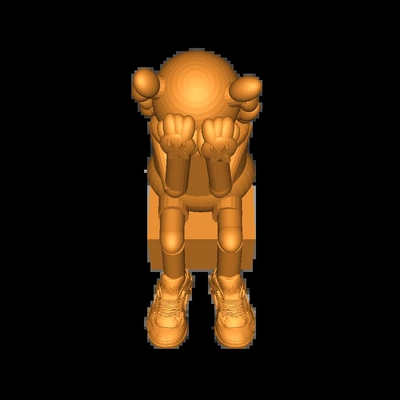 kaws 3d modeller indir creality bulut 3d print model - Mito3D