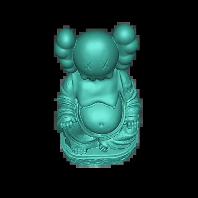 kaws buddha 3d modelli scarica creality nube 3d print model - Mito3D