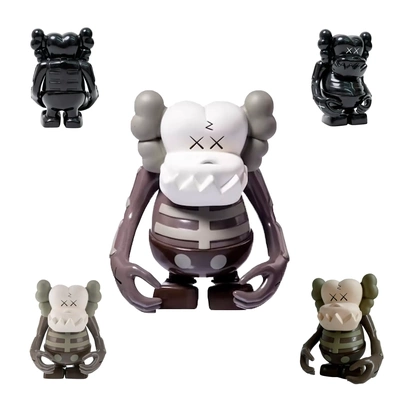 kaws x recompensa caçador crânio kun arte brinquedo ventilador 3d modelos baixar crialidade nuvem 3d print model - Mito3D