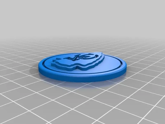 kc jefes moneda 3d modelos descargar crealidad nube 3d print model - Mito3D