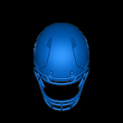 kc jefes fútbol casco 3d modelos descargar crealidad nube 3d print model - Mito3D