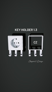 key holder 13 Household 3d print model - Mito3D